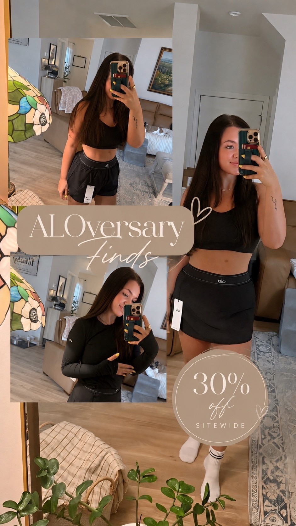 If you’ve been wanting to give alo a try, now is the time during their anniversary sale! It only happens twice a year! 

Wearing a medium in both bottoms and a small top. Could have sized down to an XS top - very roomy!

#LTKgrwm #LTKootd #LTKActive