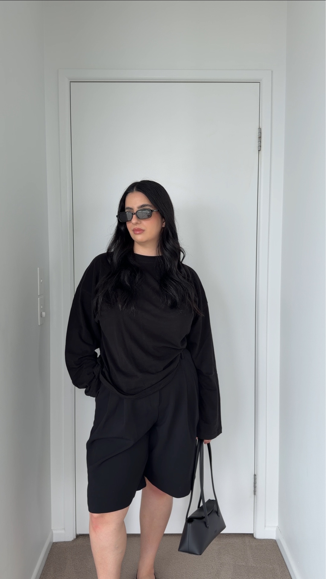 ILY Margot and ily Bermuda shorts — Wearing a size L top and size 14 shorts 🖤

#LTKautumn #LTKmidsize #LTKaustralia