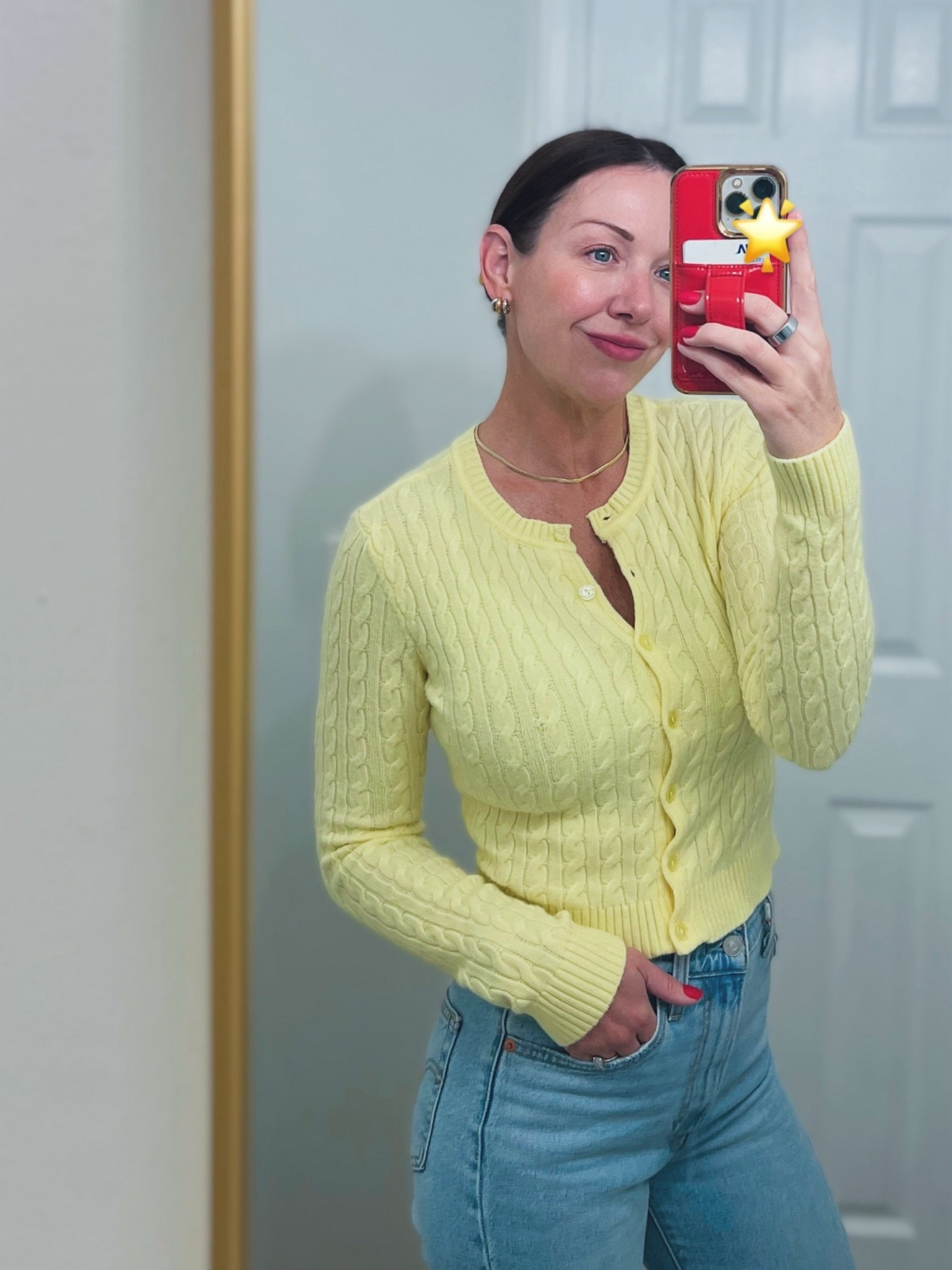 Loveeee this cutie yellow cable knit sweater from Walmart, and it’s $16!
Wearing size small

#LTKgrwm #LTKOver40 #LTKootd