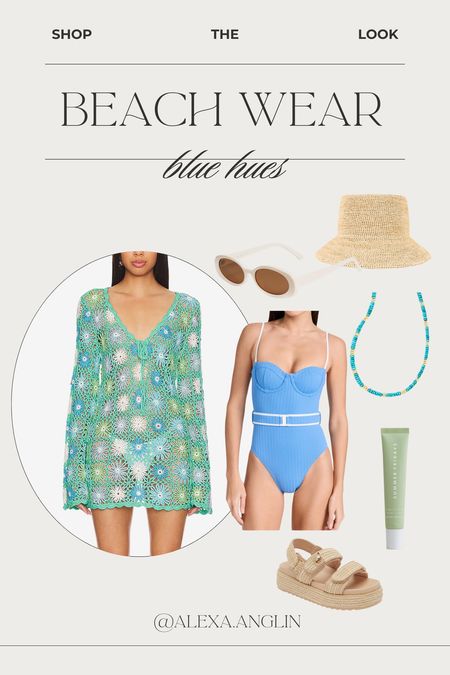 Beach wear || blue hues 🌊

Shop my look // resort wear // swimsuits // coverups // swim accessories 

#LTKSeasonal #LTKswim #LTKstyletip