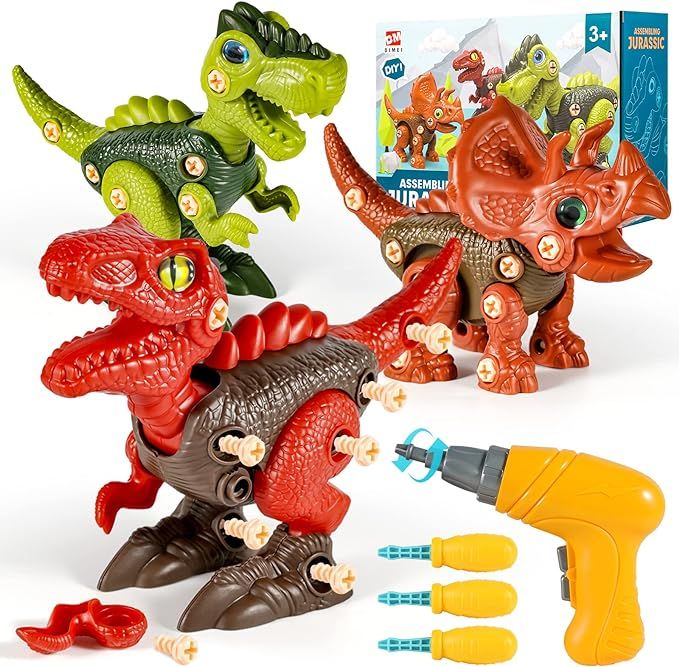 Kizmyee Take Apart Dinosaur Toys for 3 4 5 6 7 Year Old Boys, Dinosaur Toy for Boys STEM Construc... | Amazon (CA)