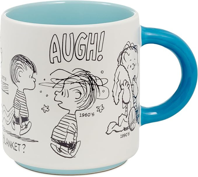 Hallmark Peanuts Mug (75th Anniversary Linus Through The Decades), 17.5 oz | Amazon (US)