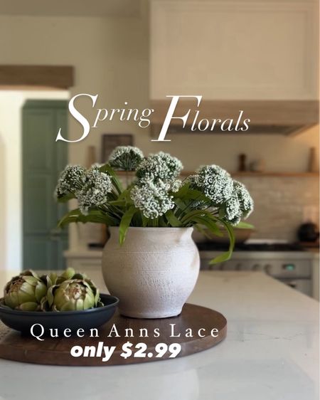 Spring decor | spring florals | Queen Ann’s lace | Michael’s | spring kitchen decor | spring counter decor | planter | vase | Amazon | Target | faux artichokes 

#LTKhome #LTKSpringSale #LTKfindsunder50