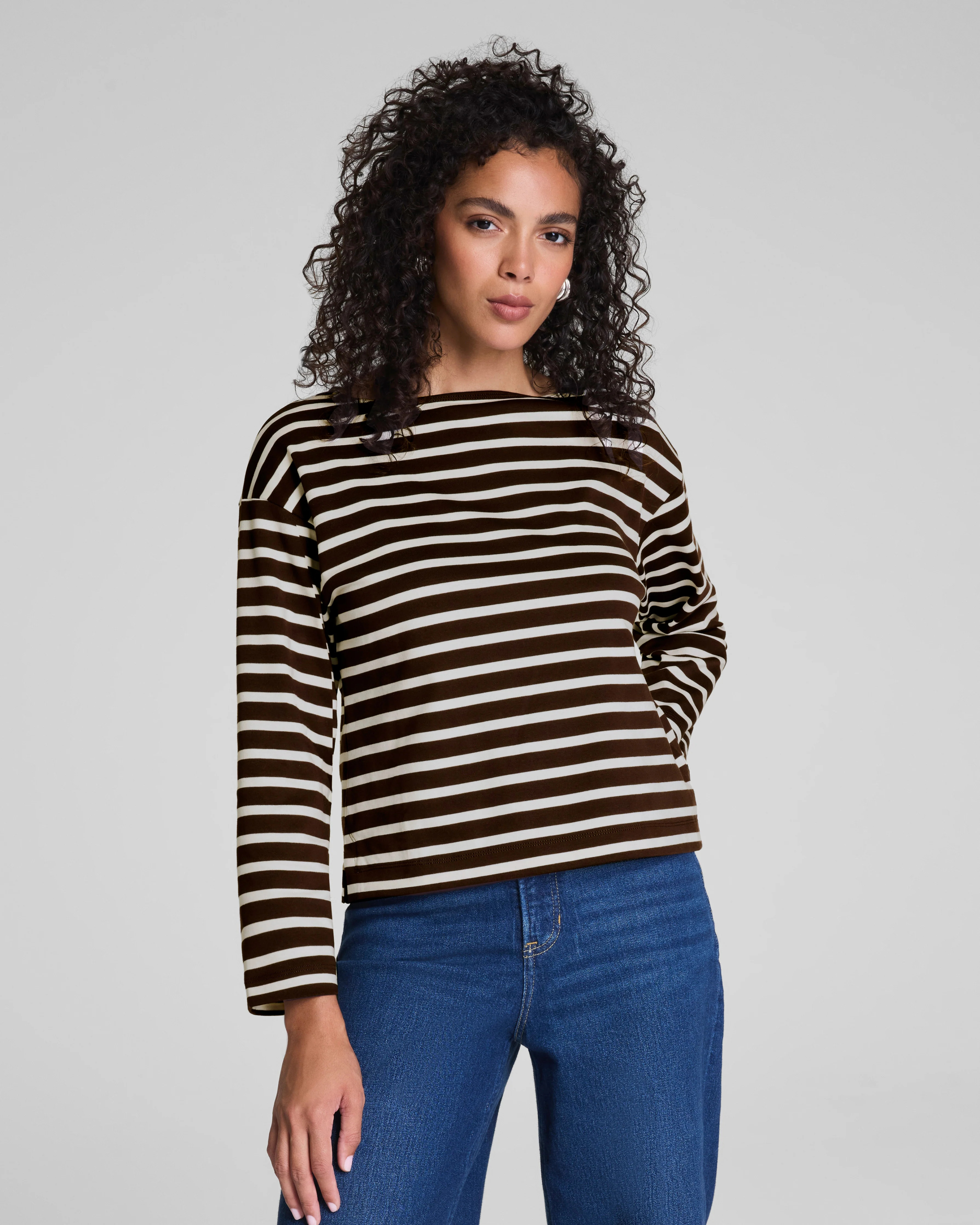 SPANX® Cotton Boatneck Top | Spanx