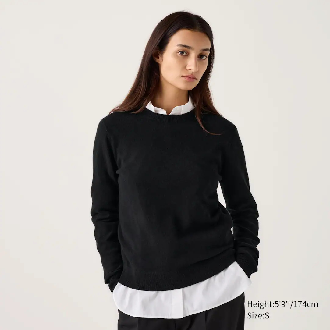 100% Cashmere Crew Neck Jumper | UNIQLO (UK)