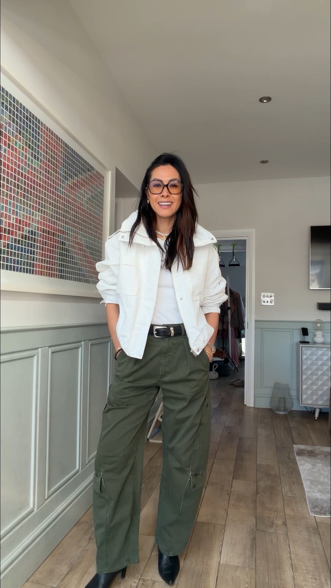 Outfit of the day. I’m wearing these insane fit Citizens of Humanity Flight trousers in W25. White ribbed vest, Jacket from Primark and midi Stockholm from Demellier. Belt is Khaite, boots are H&M and earrings are Beaverbrooks. 

#LTKeurope #LTKuk #LTKspring