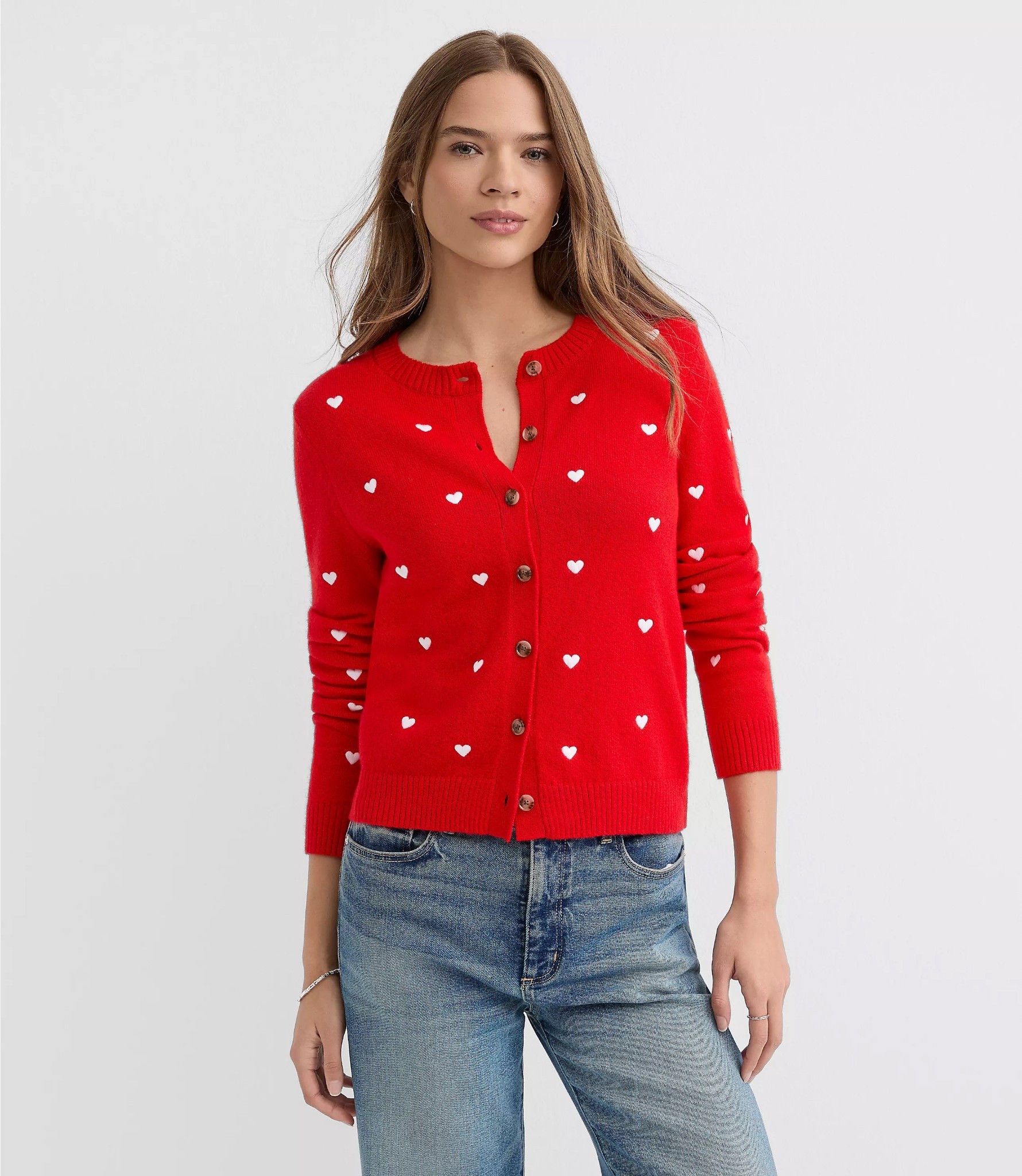 LOFT red heart cardigan for Valentine’s Day 

#LTKFindsUnder100 #LTKootd #LTKOver40