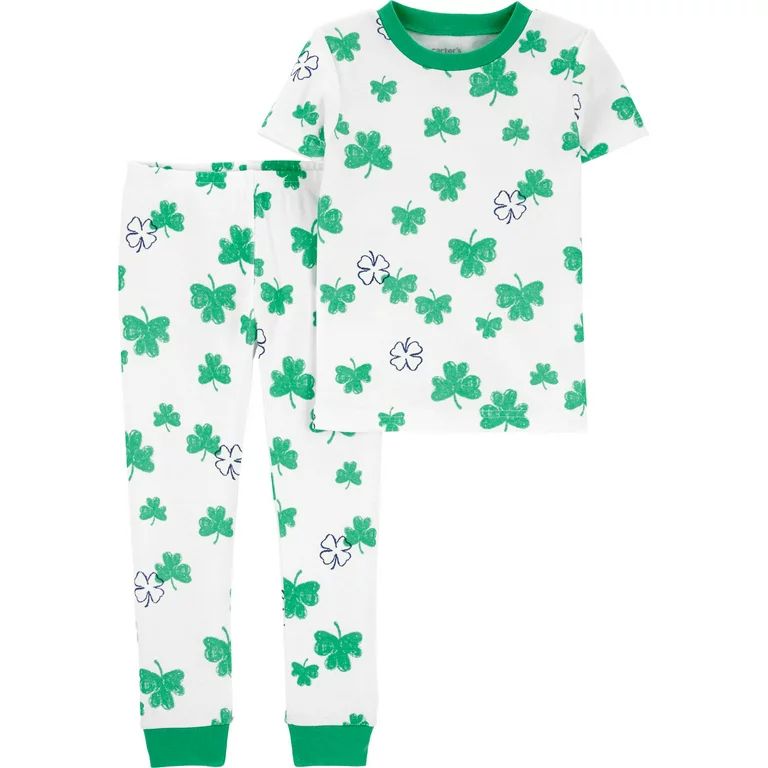 Carter's Child of Mine Baby and Toddler Unisex St. Patrick's Pajama Set, 2-Piece, Sizes 12M-5T | Walmart (US)
