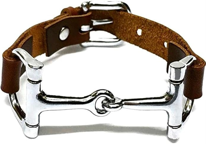 Ideana Horse Bit Bracelet - Classic Equestrian and Horselover Gift with Snaflle Charm | Amazon (US)