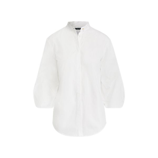 Ralph Lauren Cotton Puff-Sleeve Shirt White S | Ralph Lauren (US)