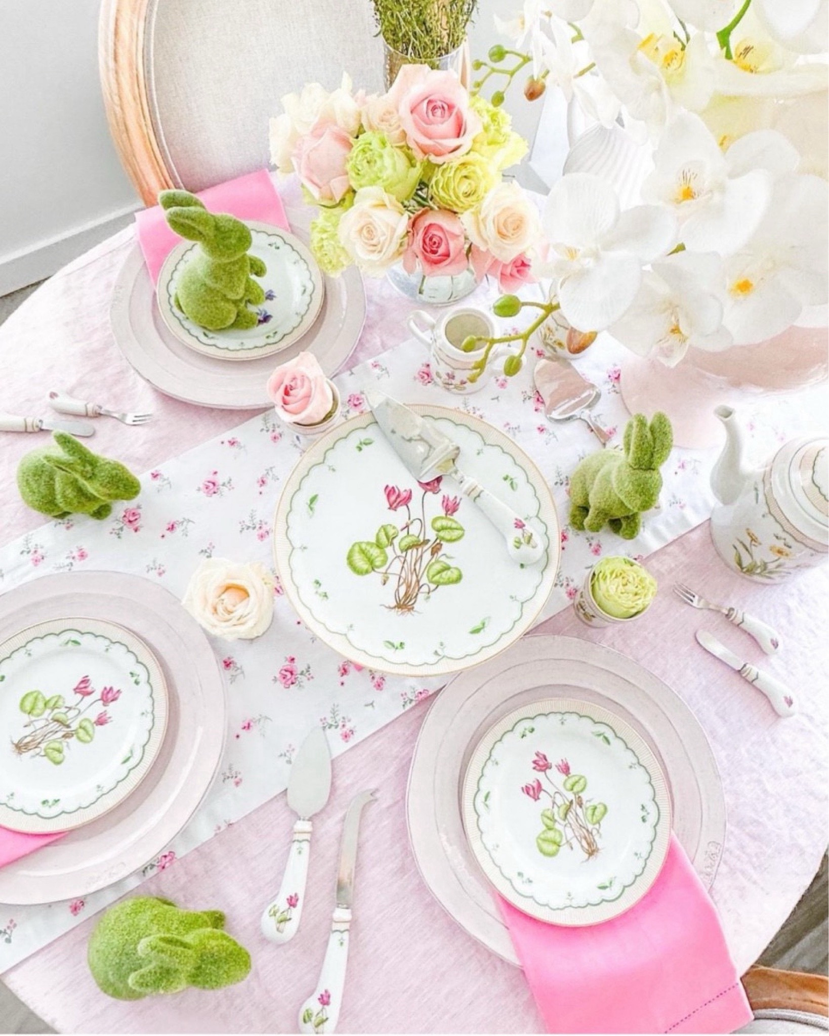 my favorite Easter Tablescape 🤍 love the moss bunnies 🤍

#LTKHome #LTKSaleAlert