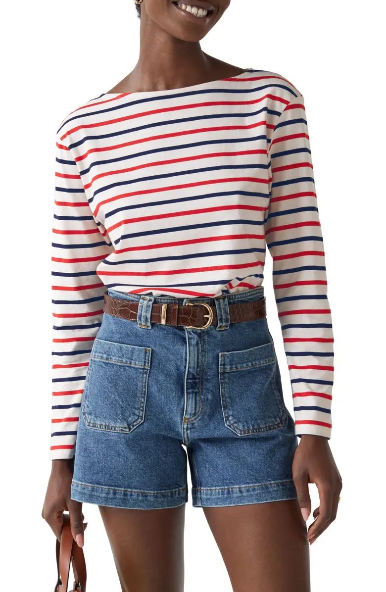 & Other Stories Breton Stripe Cotton Top | Nordstrom | Nordstrom