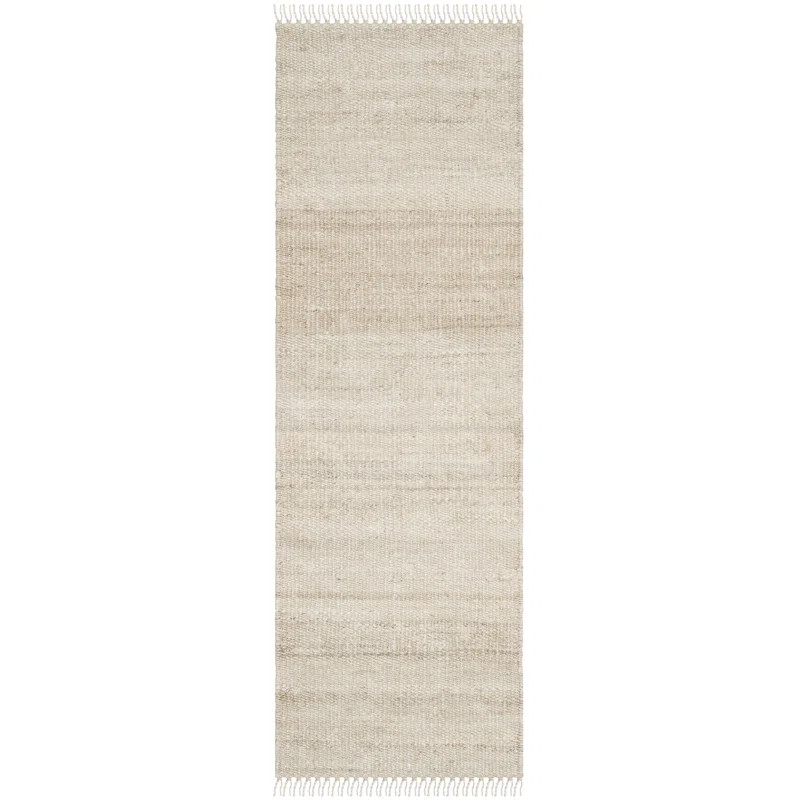 Fitzwater Natural Fiber Hand Woven Jute Solid Color Rug | Wayfair North America