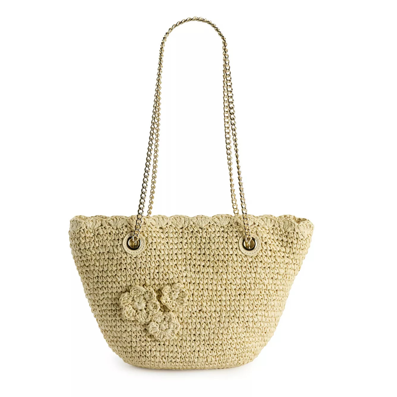 LC Lauren Conrad Shana 3D Flower Chain Shoulder Bag | Kohl's