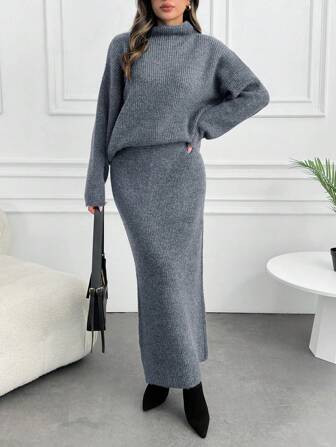 SHEIN Tall Casual joggingbroek voor dames, eenvoudige mode dagelijkse effen kleur trekkoord | SHEIN