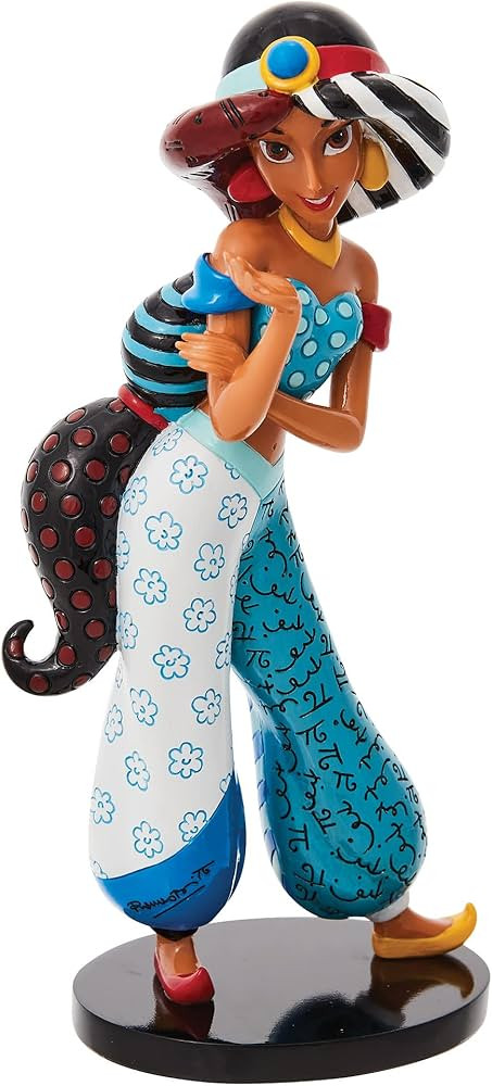 Enesco Disney by Romero Britto Aladdin Jasmine Figurine, 7.87 Inch, Multicolor | Amazon (US)