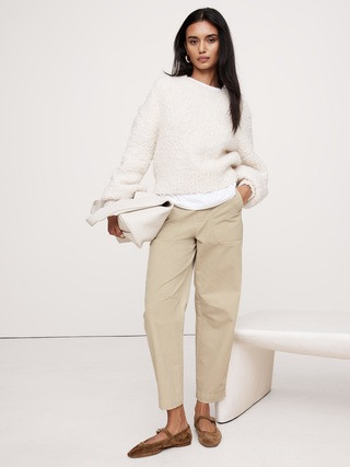 High-Rise Barrel Utility Chino | Banana Republic (US)