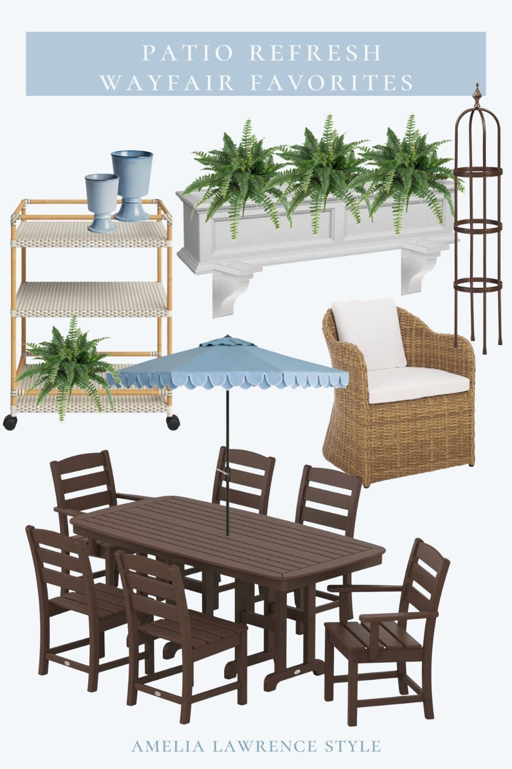 #ad Patio refresh for the spring 
@Wayfair #wayfair #wayfairpartner

#LTKdayinmylife #LTKHome #LTKSeasonal
