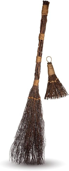 Cinnamon Brooms 36" and 6" - Cinnamon Broomstick Scented Combo - Mini Broom 6" & Large Broom 36" ... | Amazon (US)