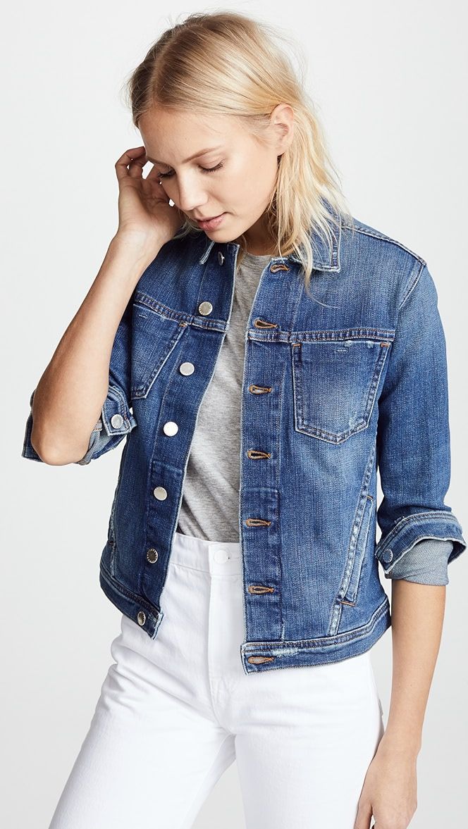 Celine Slim Fit Distressed Jacket | Shopbop