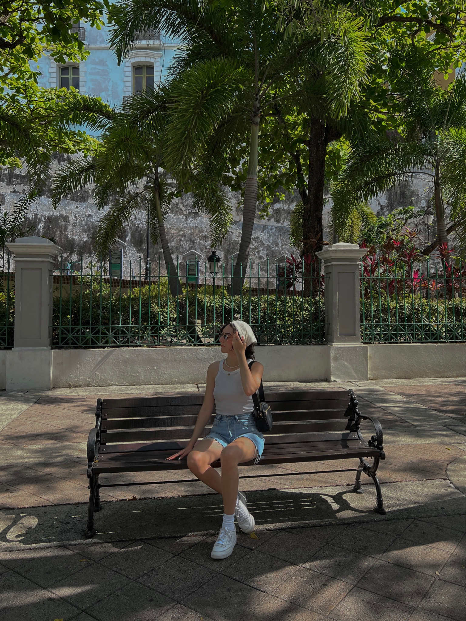 ⚪️ Top - ribbed tank top from H&M, wearing a size XS
⚪️ Shorts - Levi’s 501 mid thigh women’s shorts, wearing a size 25
⚪️ Shoes - Reebok club c 85, wearing a size 9
⚪️ Scarf - vanilla pleated skinny silk scarf from The Silk Labs

I’m 5’7 for reference 

#LTKeurope #LTKfit #LTKtravel