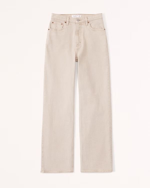Women's High Rise 90s Relaxed Jean | Women's Bottoms | Abercrombie.com | Abercrombie & Fitch (US)