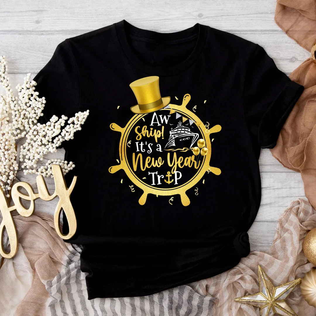 Happy New Year Shirt, New Year Cruise Shirt, New Year Cruise 2026, Cruise Family Vacation, Family... | Etsy (US)