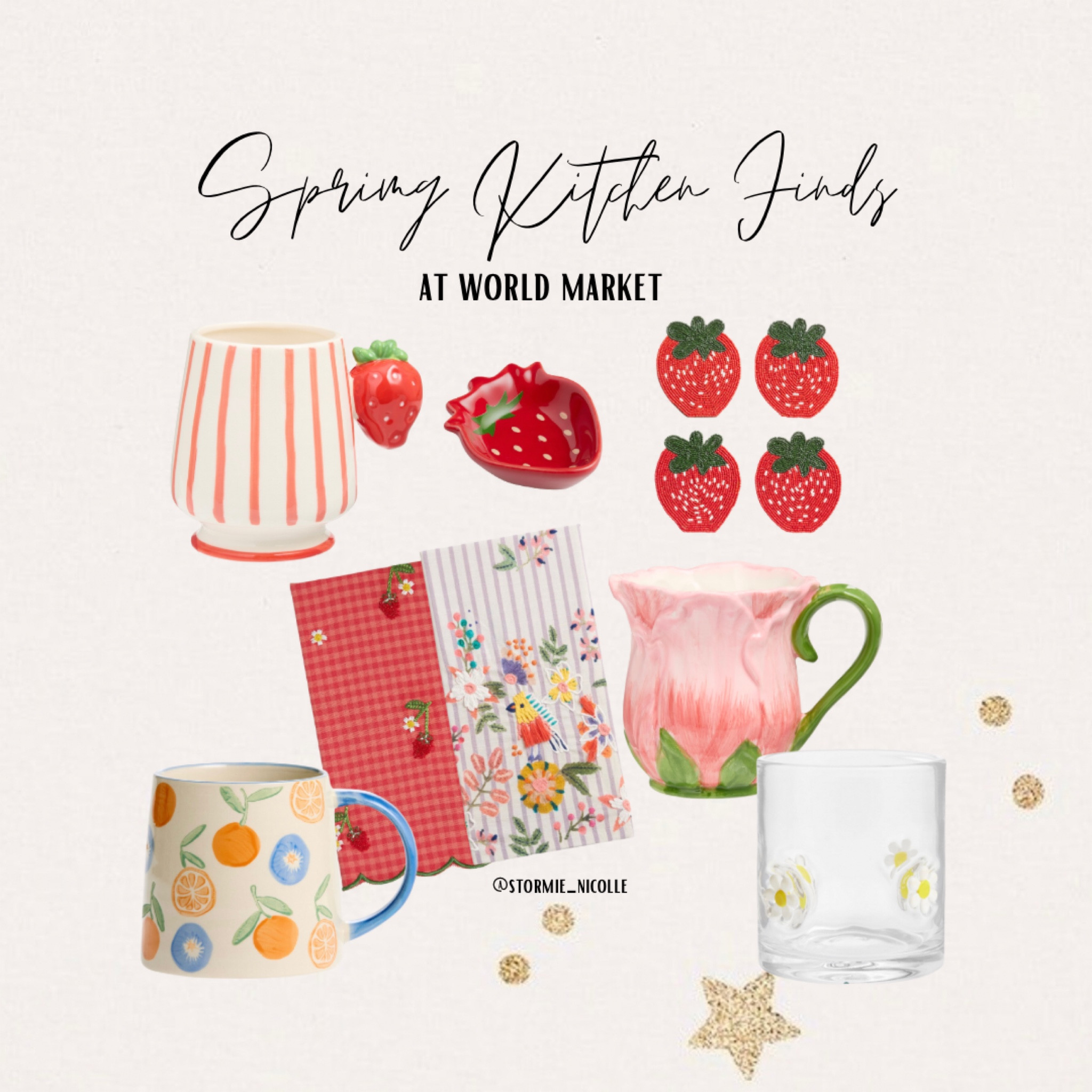 World market spring kitchen finds 🍓🌸🌷🌼

#LTKHome #LTKSeasonal #LTKFamily