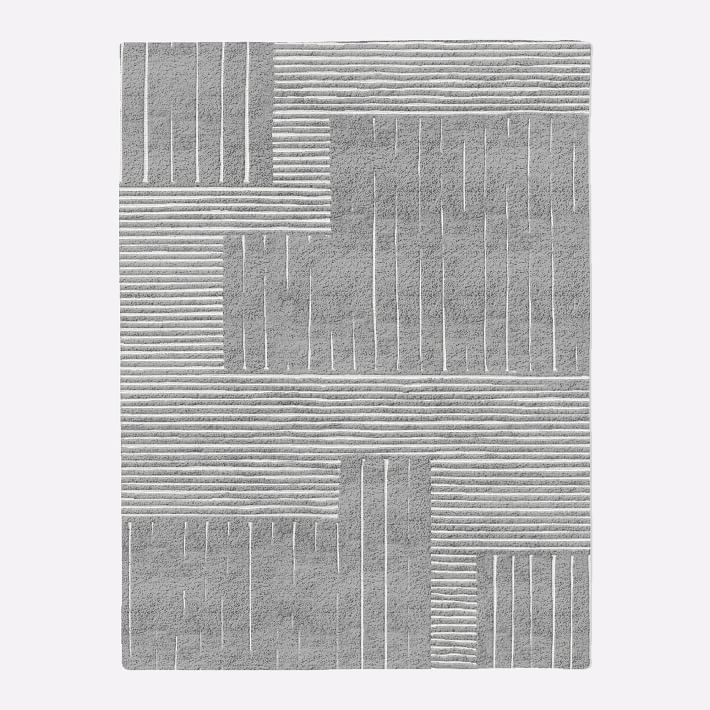 Painted Mixed Stripes Rug | West Elm (US)
