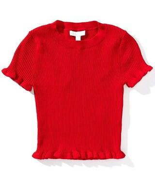 GB Big Girls Knit Short Sleeve Sweater | Dillard's | Dillard's