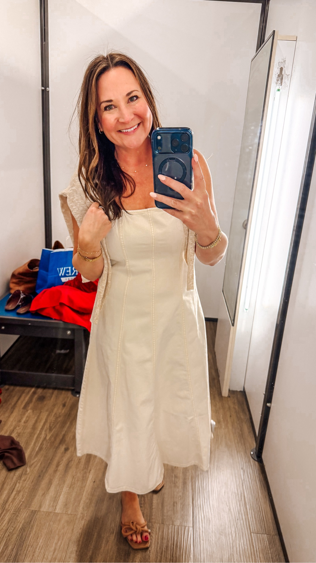Designer look without the price tag. This dress is 50% off (only $25 and comes in lots of great colors) and I paired it back to the linen sweater that’s also on major sale! 

#LTKmomlife #LTKOver40 #LTKSaleAlert