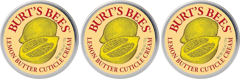 Burt's Bees Hand Skin Care, Moisturizing Cuticle Cream for Dry Skin, 100% Natural, with Lemon But... | Amazon (US)