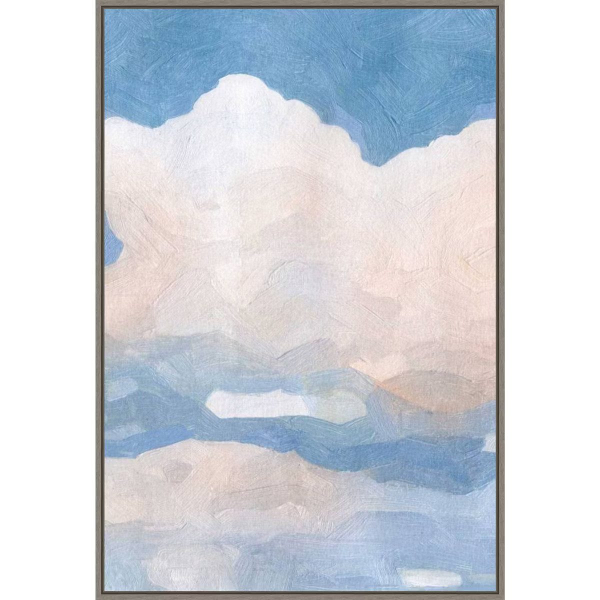 23" x 33" The Clouds II by Emma Caroline Framed Canvas Wall Art Print - Amanti Art | Target