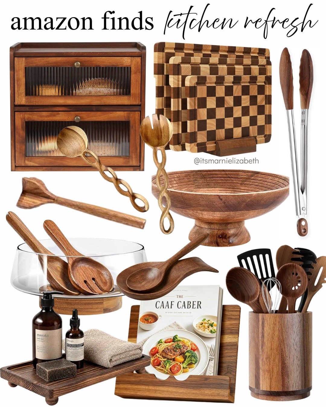 Giving the kitchen a little refresh ✨ Adding a few warm wooden pieces is such an easy way to make the space feel more cozy, natural, and elevated. A few Amazon finds for bringing in that simple, timeless look without changing the whole kitchen.

kitchen refresh, wooden kitchen finds, Amazon home, kitchen decor, kitchen organization, cozy home

#LTKHome