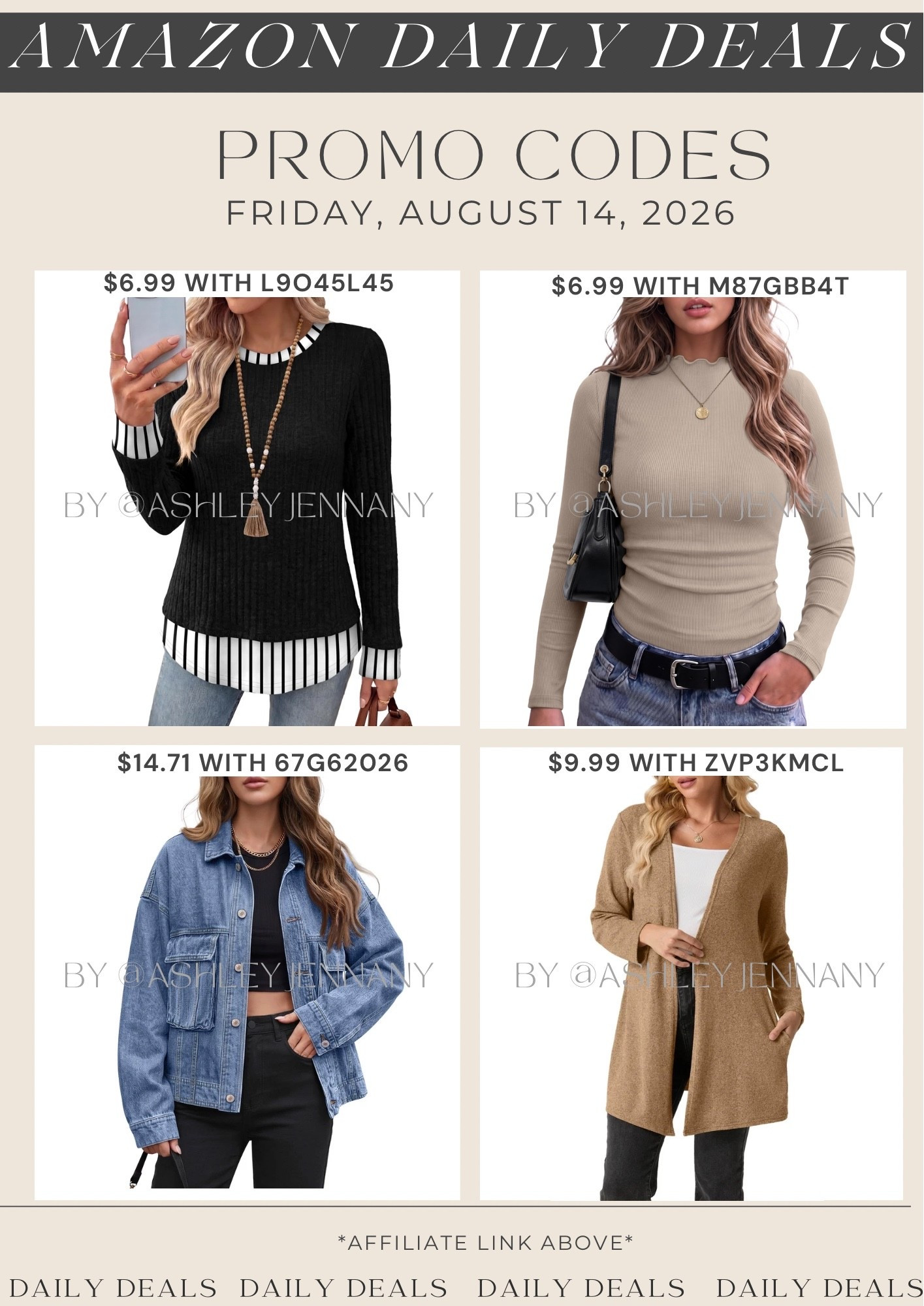 Amazon deals

#LTKSaleAlert #LTKMidsize #LTKSeasonal
