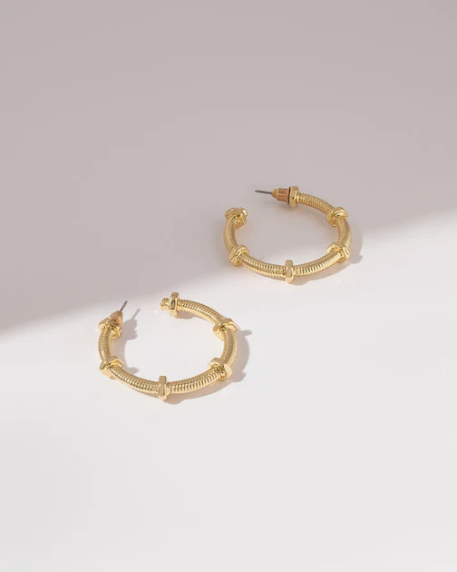 Kassidy Ball Station Hoops - Gold | VICI