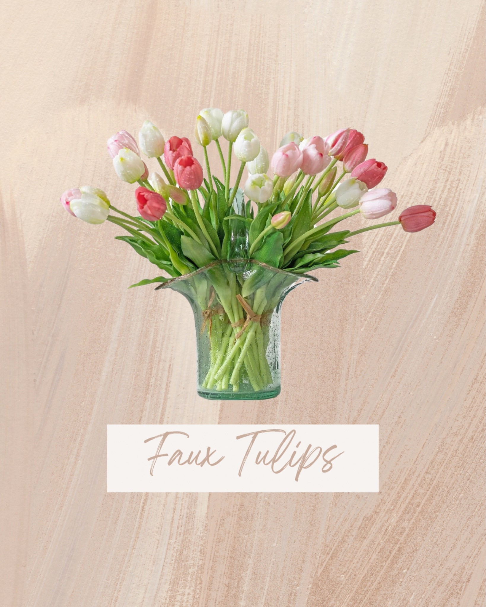 Faux tulip stems that feel REAL and complement any space for the spring season. 🌷 

#LTKHome #LTKFindsUnder50 #LTKSeasonal