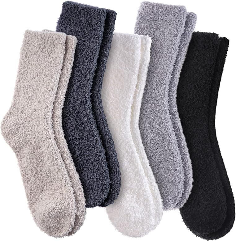 Dosoni Womens Fuzzy Socks Super Soft Fluffy Slipper Socks Cozy Warm Home Sleeping Winter Socks | Amazon (US)