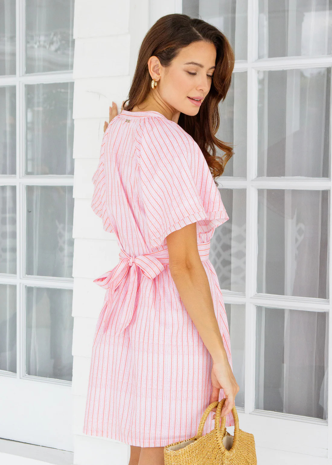 Sunset Oasis V Neck Tiered Dress | Cabana Life