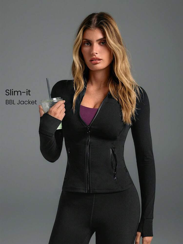 GLOWMODE feather fit jacket  | SHEIN
