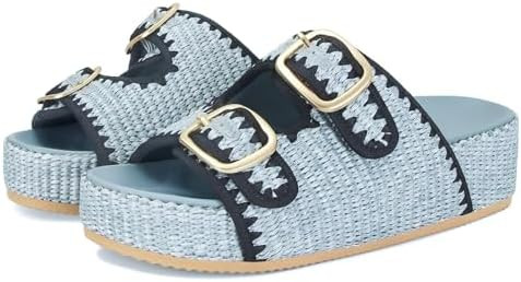 MICIFA Platform Sandals for Women Espadrille Wedges Summer Beach Sandals Comfortable Cute Woven S... | Amazon (US)