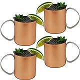 Southern Homewares Copper Moscow Mule Mug w/Stainless Steel Lining Moscow Mule Cups Copper Cups Copp | Amazon (US)