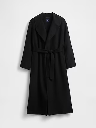 Wool-Blend Wrap Coat | Gap (US)
