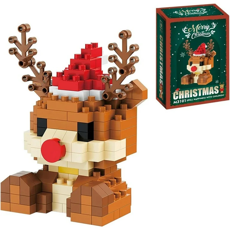 Christmas Building Blocks Set - 2025 New Christmas Stocking Stuffers, Creative Holiday Decor, Edu... | Walmart (US)