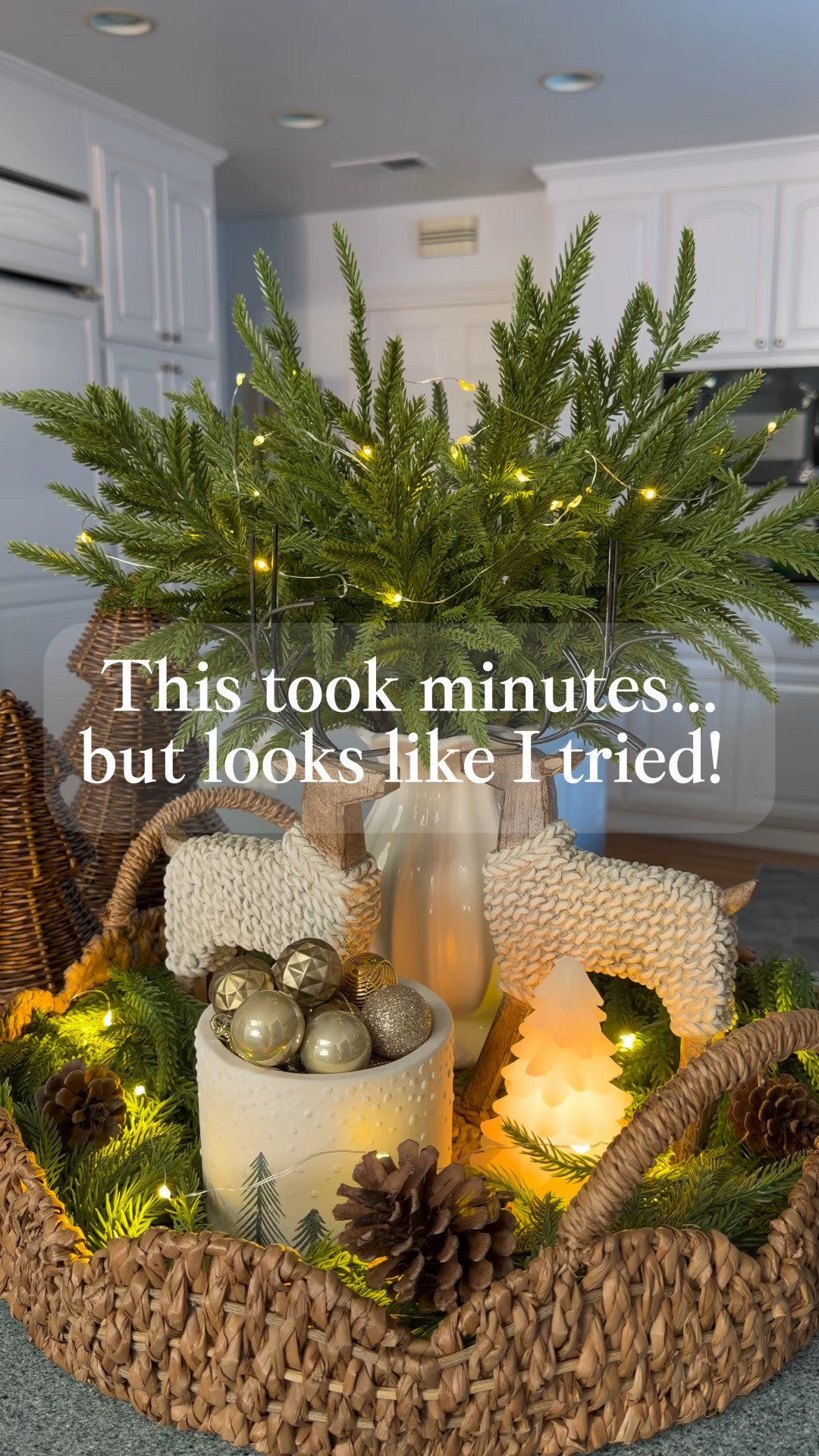 This 2-minute Christmas vignette is giving all the cozy holiday vibes. The reindeer in sweaters are stealing the show and they’re perfect for a console table, side table, or even a festive tablescape.

I linked everything so you can recreate this magical moment in your own home. ✨

Tap to shop each piece and save this for your holiday decorating!

🏠 Follow for more real-life décor, home finds and organizing ideas for a home that’s pretty, not perfect!

#HolidayHomeDecor #PrettyNotPerfect 

#LTKSeasonal #LTKHoliday #LTKHome