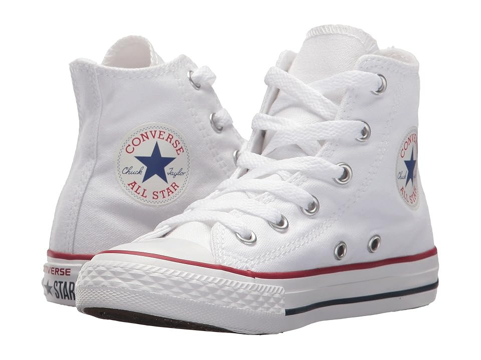 Converse Kids Chuck Taylor All Star Hi Top Sneaker (Little Kid) Boys Shoes Optical White : 12.5 Little Kid M, Canvas | Zappos
