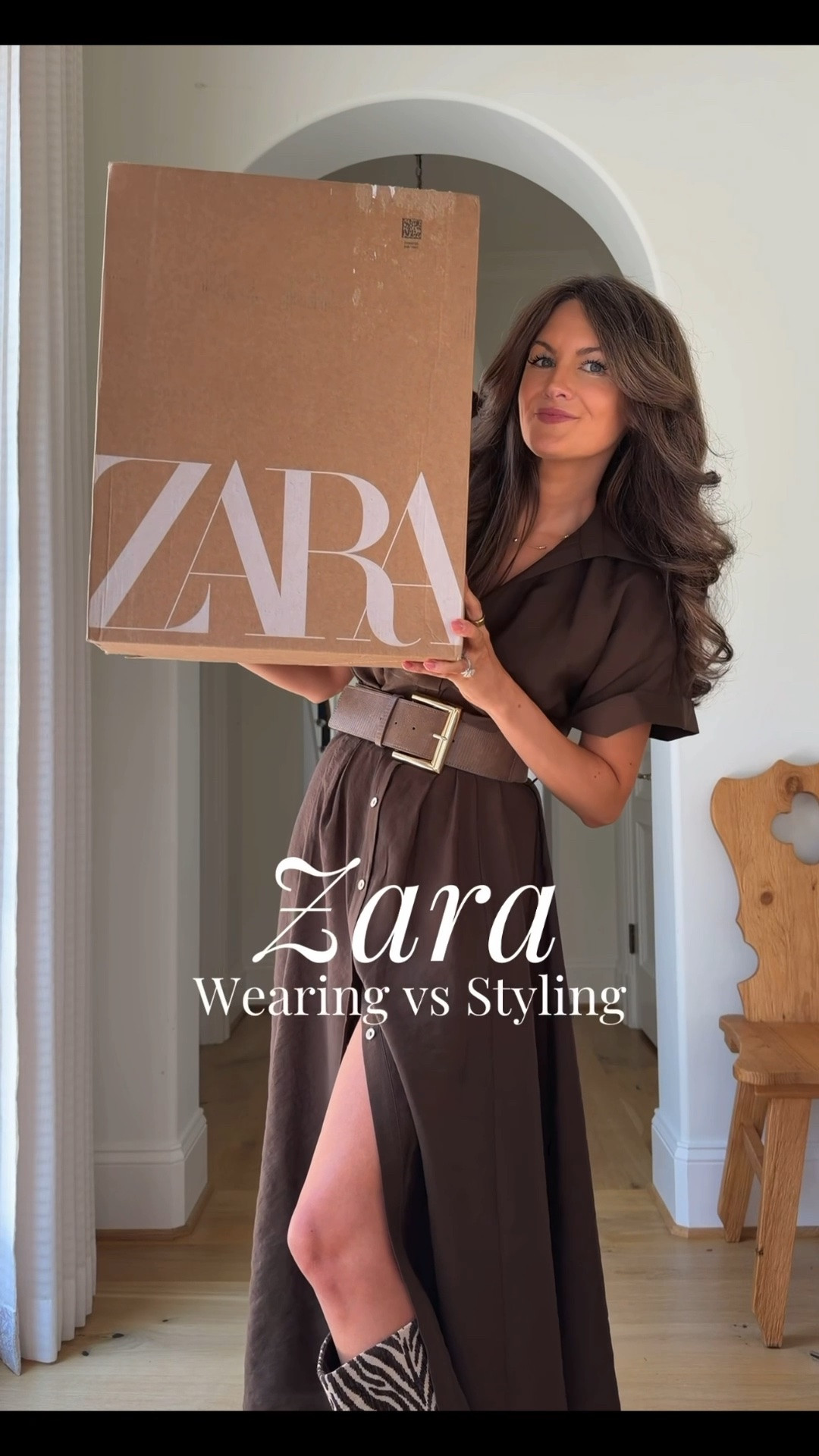 Zara wearing vs styling! Everything is true to size except for the jeans - size up one size in those! 🤍

#LTKgrwm