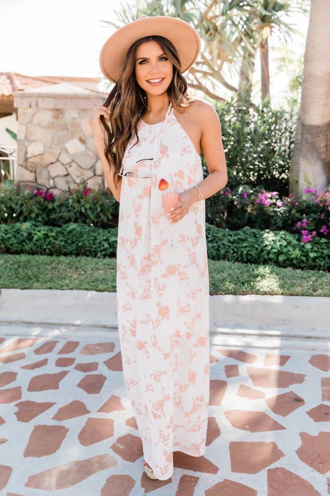 All I Really Want Is Love Ivory Floral Maxi Dress FINAL SALE | The Pink Lily Boutique