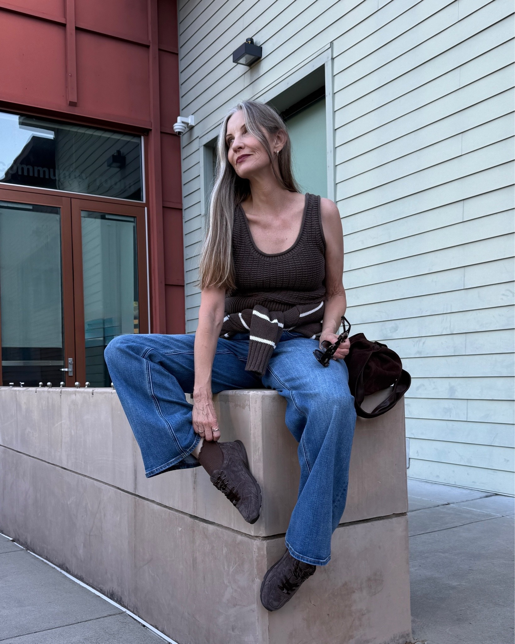 Current obsession: chocolate brown suede sneakers! So soft, luxe & comfy. Use code DAWN15 for 15% off. #brownforfall #summerootd #brown #sneakers #falltrends #suedesneakers #heatherbrown

#LTKOver40 #LTKootd #LTKSaleAlert