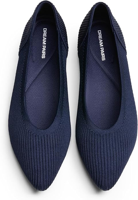 DREAM PAIRS Women's Knit Ballet Dressy Flats Comfortable Washable Flexible Breathable Casual Clas... | Amazon (US)